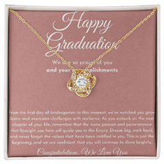 Graduation Love Knot Necklace