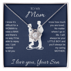 Love Knot Necklace - To My Mom