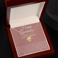 Graduation Love Knot Necklace