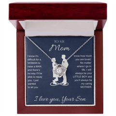 Love Knot Necklace - To My Mom