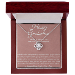 Graduation Love Knot Necklace