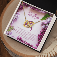 Interlocking Hearts Necklace - For Mom